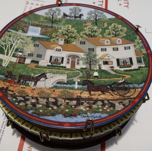 🏡🌄 3 CHARLES WYSOCKI ART PLATES🌉 - Picture 10 of 16